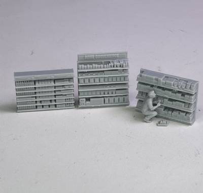 Convenience store shelf set
